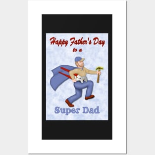 Super Dad Father's Day Posters and Art